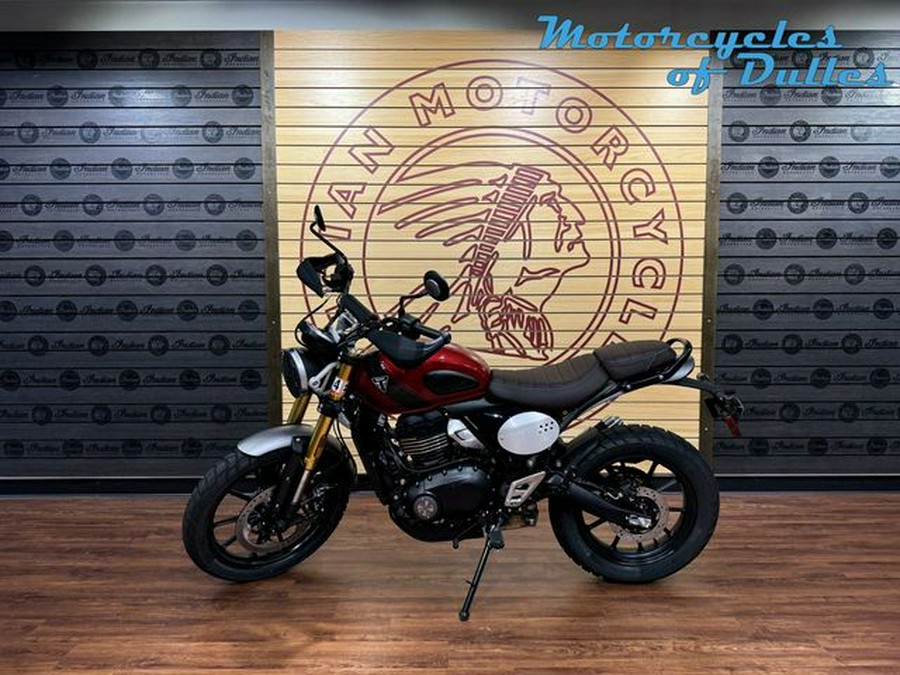 new 2024 Triumph Scrambler 400 X