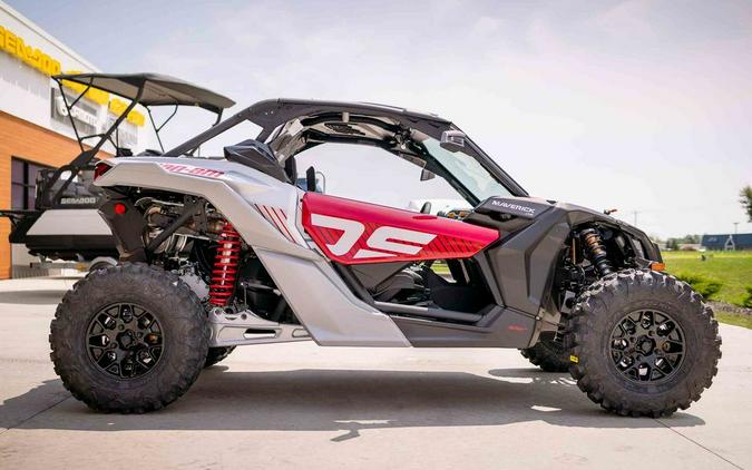 2024 Can-Am® Maverick X3 DS Turbo Fiery Red & Hyper Silver