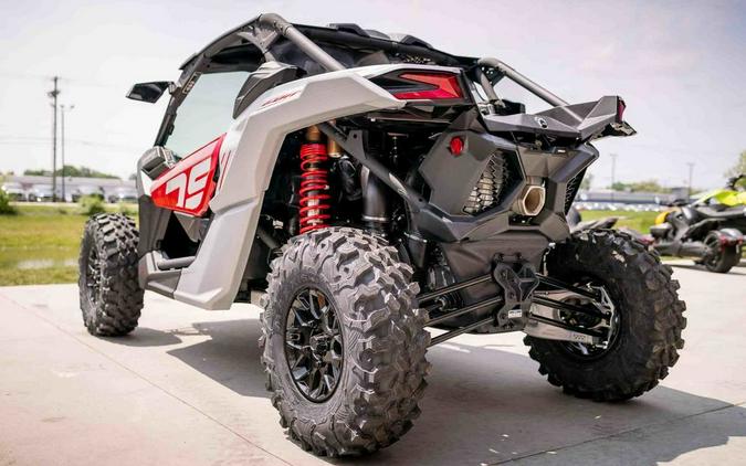 2024 Can-Am® Maverick X3 DS Turbo Fiery Red & Hyper Silver