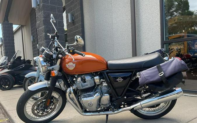 2022 Royal Enfield INT650 Orange Crush