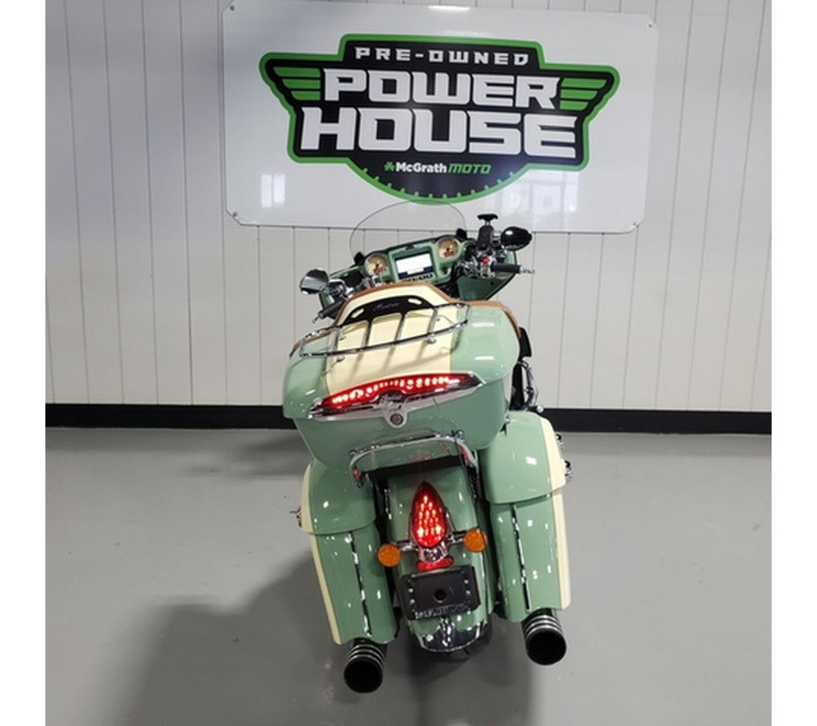2017 Indian Roadmaster Classic Willow Green Over Ivory Cream