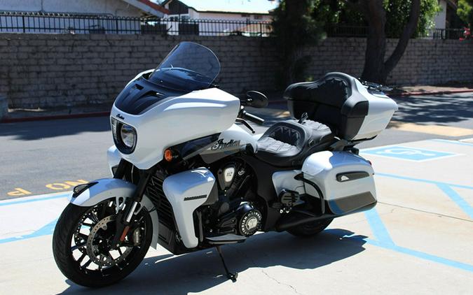 2026 Indian Motorcycle® Roadmaster® PowerPlus Dark Horse® 112 Ghost White Metallic with Black Metal