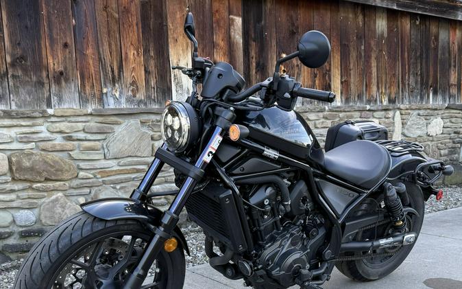 2022 Honda Rebel 1100 DCT Metallic Black