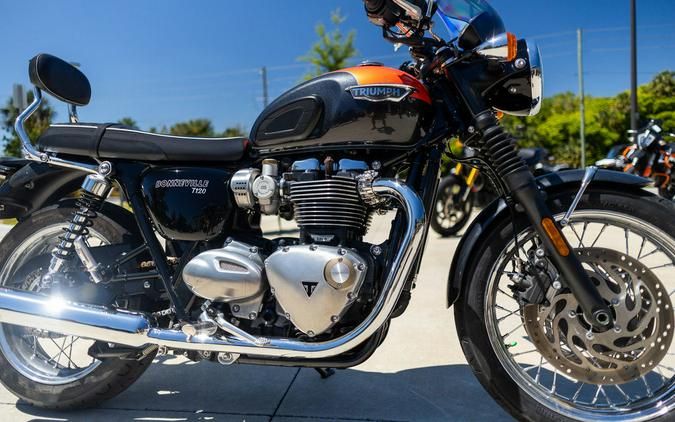 2020 Triumph Bonneville T120 Storm Grey/Baja Orange