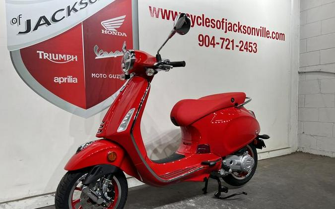 2023 Vespa Primavera 50 Red