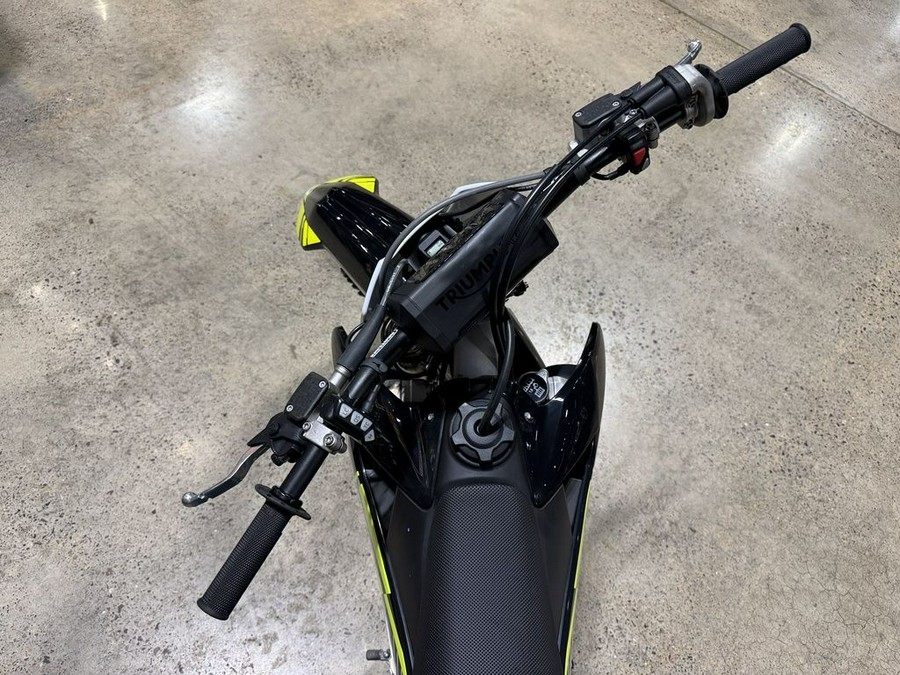 2025 Triumph TF 250-X Jet Black/Pure White