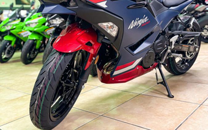 2026 Kawasaki Ninja 500 ABS Metallic Matte Twilight Blue