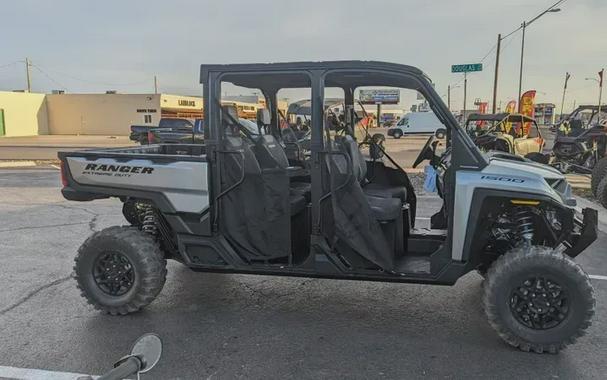 New 2024 POLARIS RANGER CREW XD 1500 PREMIUM TURBO SILVER