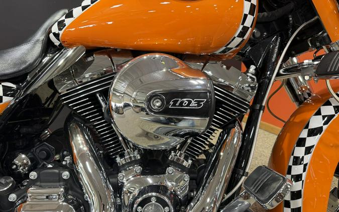 2014 Harley-Davidson® Street Glide® CUSTOM PAINT ORANGE WITH CHECKARD FLAG