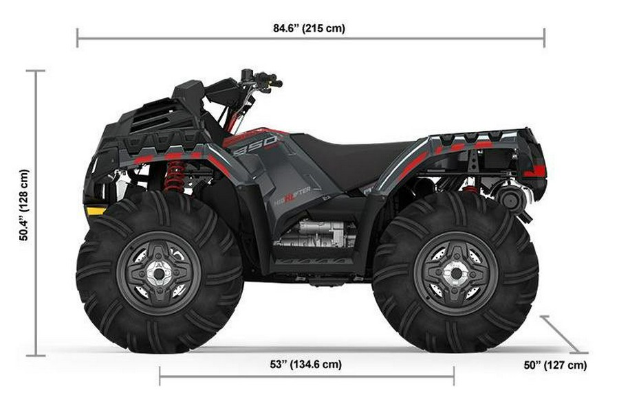 2022 Polaris Industries Sportsman 850 High Lifter Edition Stealth Gray