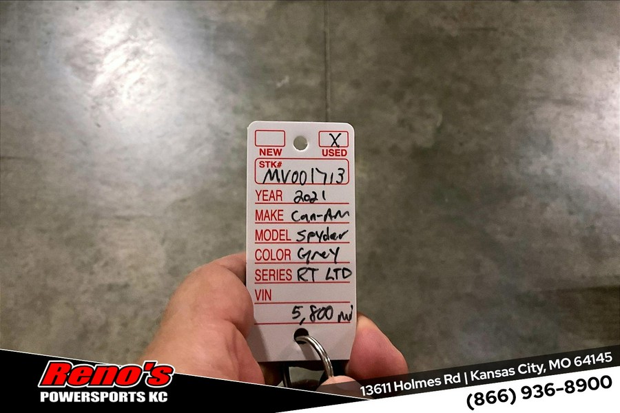 2021 Can-Am RD SPYDER RT LTD 1330 ACE SE6