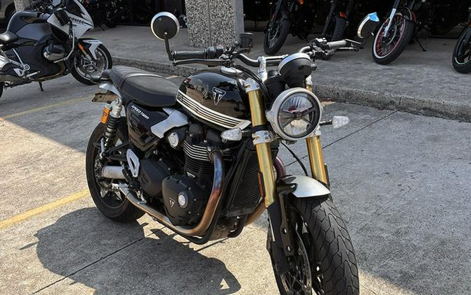 2025 Triumph Speed Twin 1200 RS Sapphire Black 1200 RS Jet Black