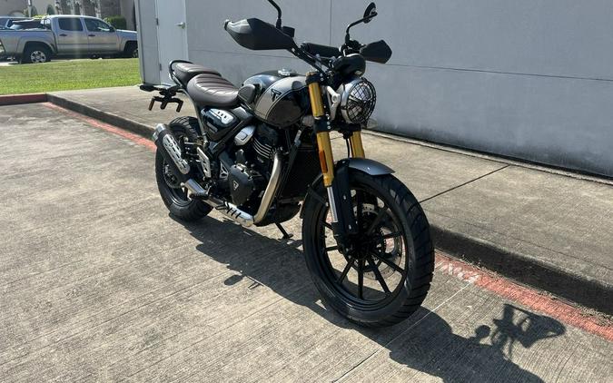 2024 Triumph Scrambler 400 X Phantom Black / Silver Ice