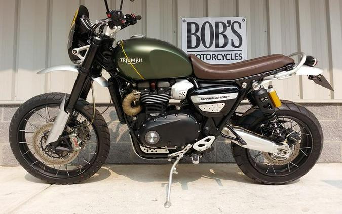 2019 Triumph Scrambler 1200 XC Matte Khaki Green