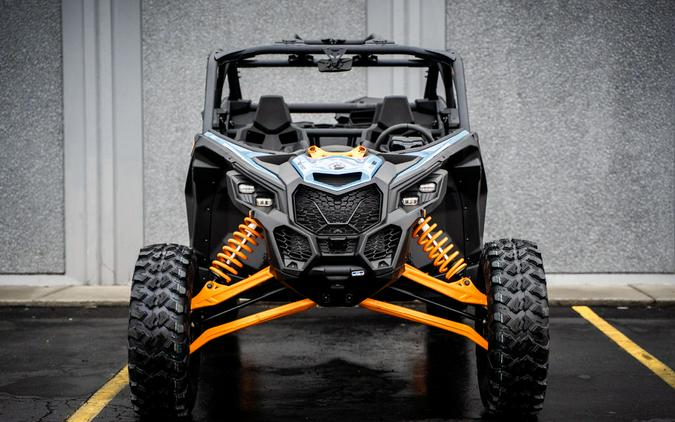 2026 Can-Am® Maverick X3 MAX RS Turbo Scandi Blue & Orange Crush
