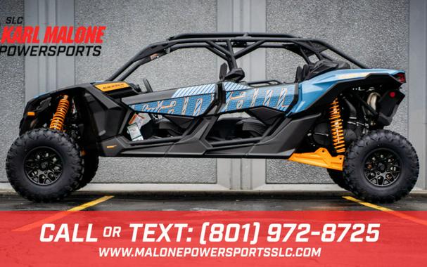 2026 Can-Am® Maverick X3 MAX RS Turbo Scandi Blue & Orange Crush