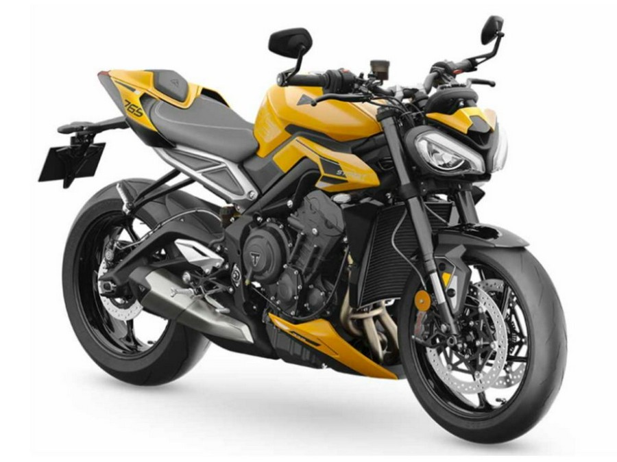 2024 Triumph Street Triple 765 RS Cosmic Yellow