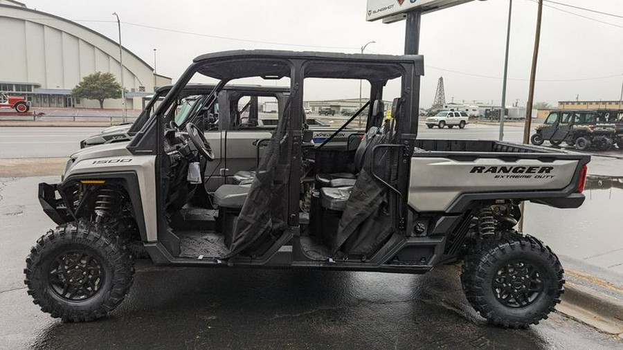 New 2024 POLARIS RANGER CREW XD 1500 PREMIUM TURBO SILVER