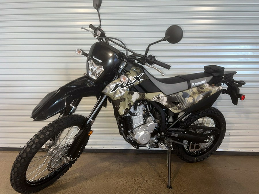 2026 Kawasaki KLX300 Cypher Camo Beige