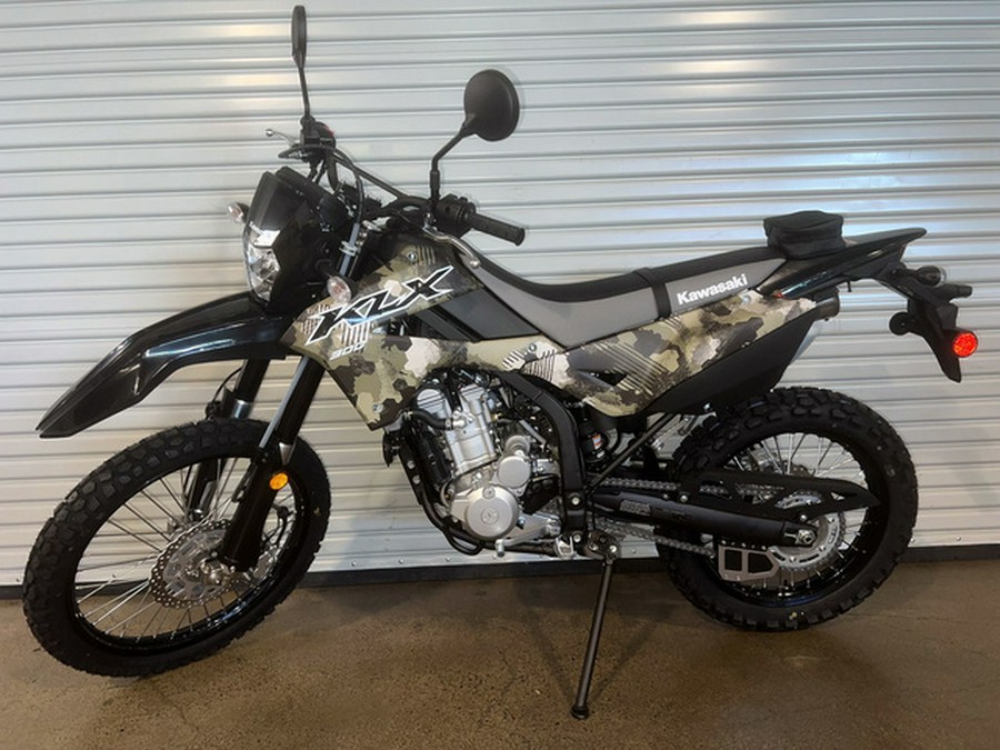 2026 Kawasaki KLX300 Cypher Camo Beige