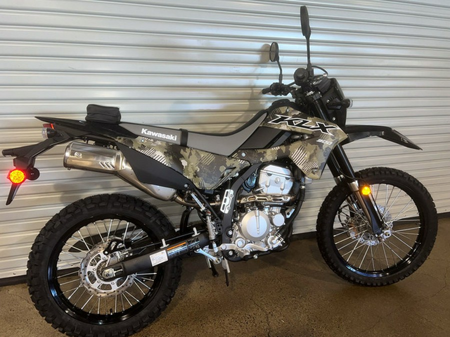 2026 Kawasaki KLX300 Cypher Camo Beige