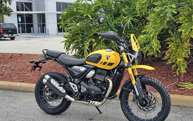 2026 Triumph Scrambler 400 XC Racing Yellow