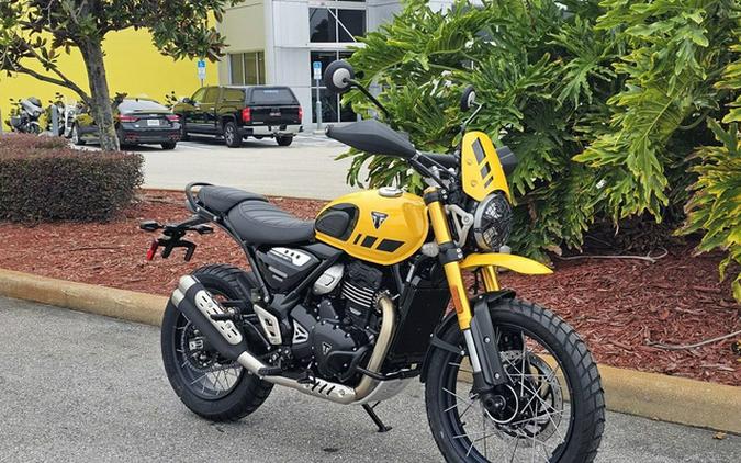 2026 Triumph Scrambler 400 XC Racing Yellow