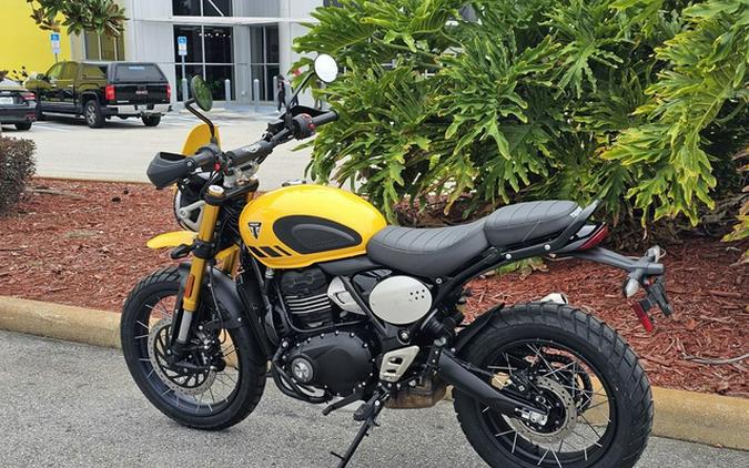2026 Triumph Scrambler 400 XC Racing Yellow