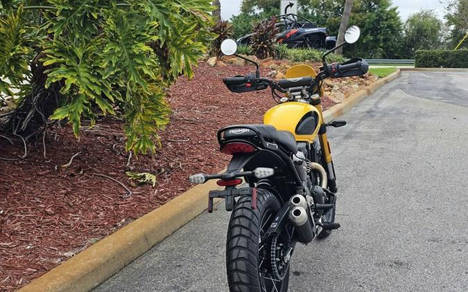 2026 Triumph Scrambler 400 XC Racing Yellow