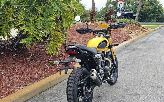 2026 Triumph Scrambler 400 XC Racing Yellow