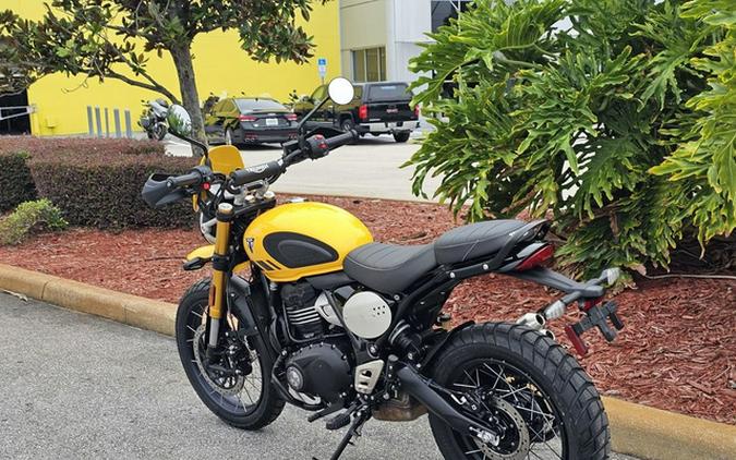 2026 Triumph Scrambler 400 XC Racing Yellow