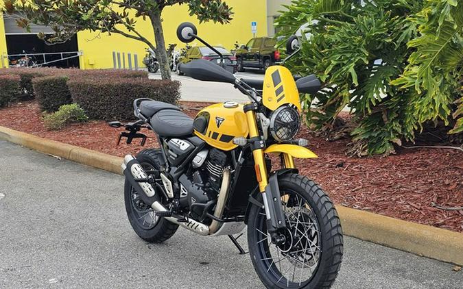 2026 Triumph Scrambler 400 XC Racing Yellow
