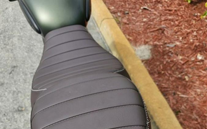 2026 Triumph Scrambler 400 X Matte Khaki Green/Matte Fusion Whi X