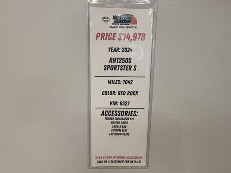 2024 Harley-Davidson Sportster® S