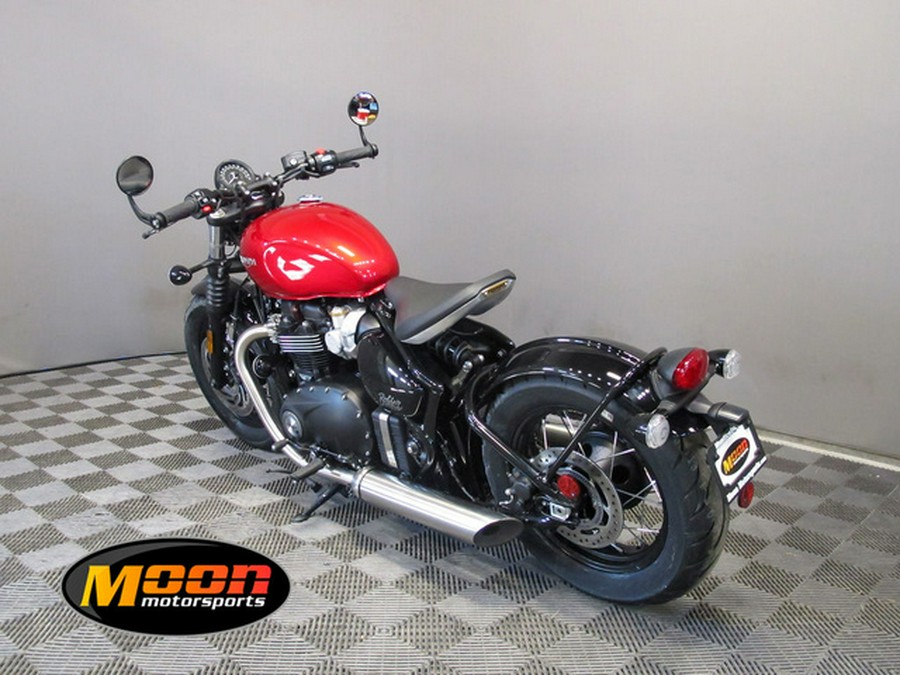 2024 Triumph Bonneville Bobber Red Hopper