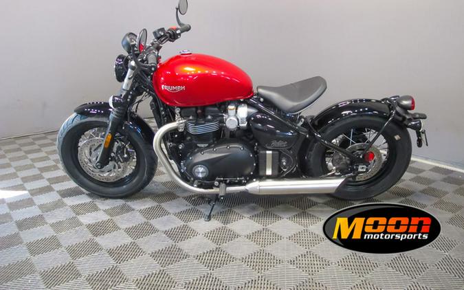 2024 Triumph Bonneville Bobber Red Hopper