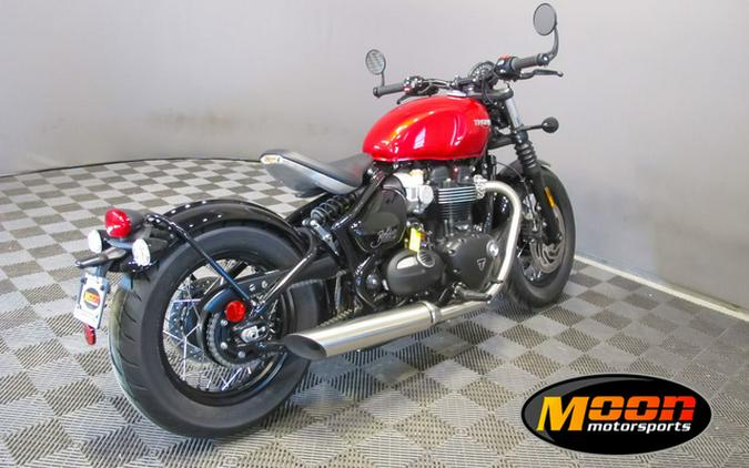 2024 Triumph Bonneville Bobber Red Hopper