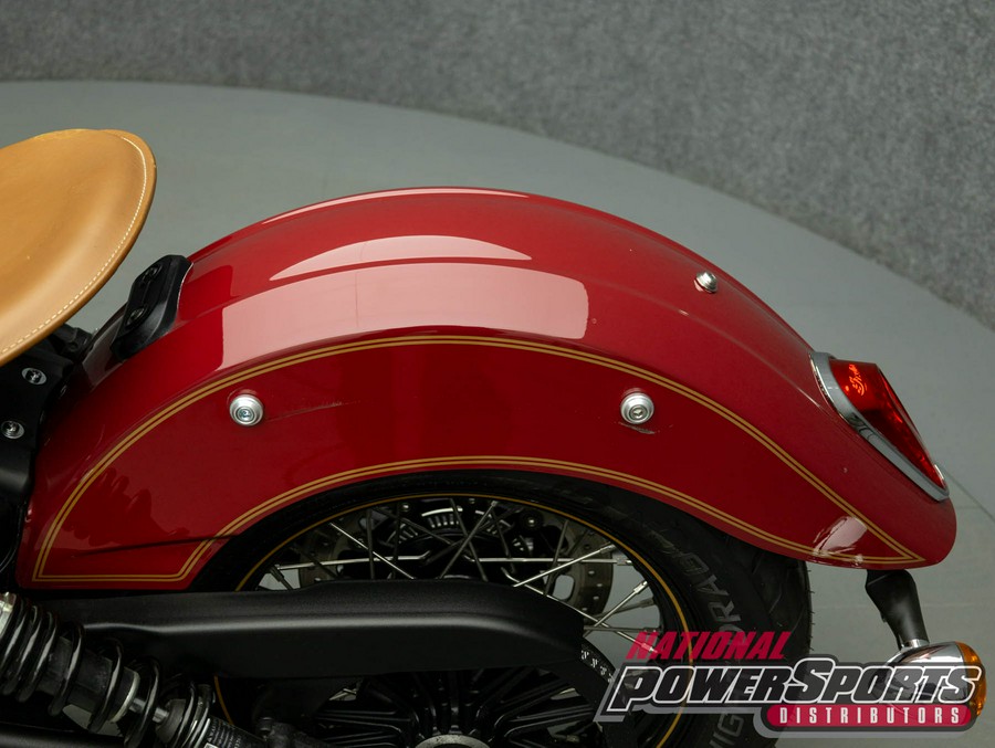 2020 INDIAN SCOUT 100TH ANNIVERSARY