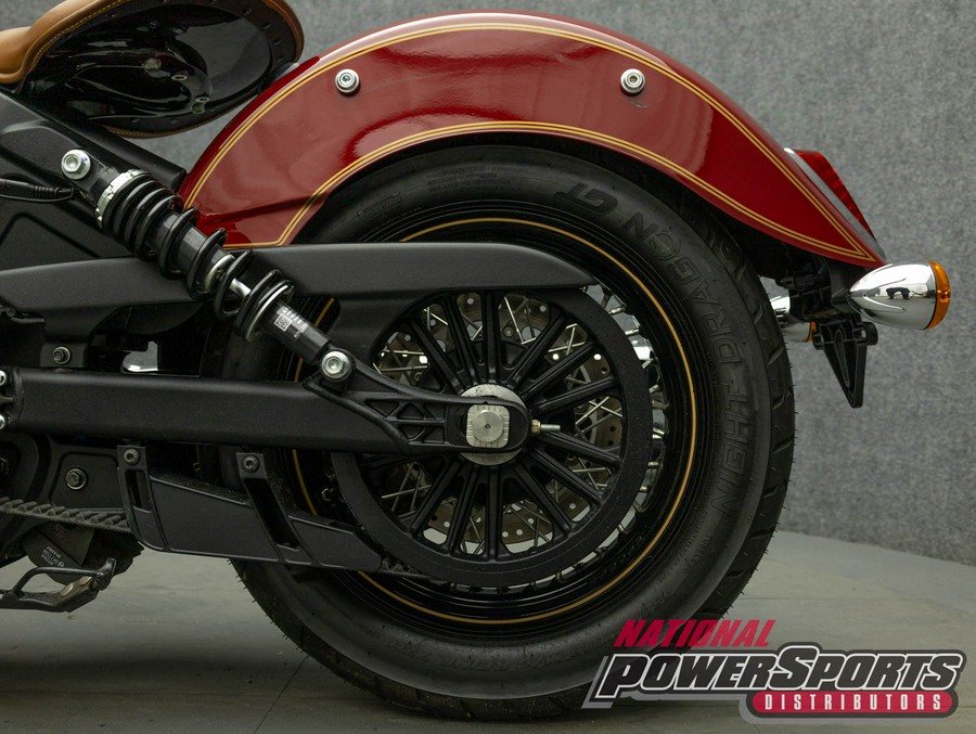 2020 INDIAN SCOUT 100TH ANNIVERSARY