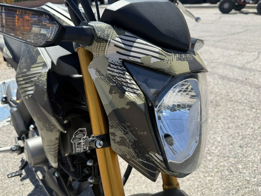 2025 Kawasaki Z125 PRO Cypher Camo Beige
