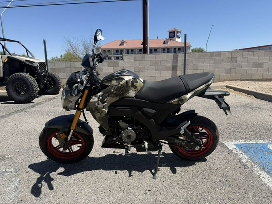 2025 Kawasaki Z125 PRO Cypher Camo Beige