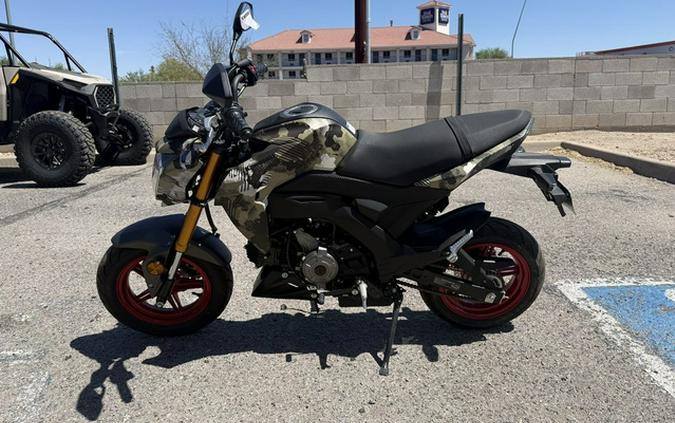 2025 Kawasaki Z125 PRO Cypher Camo Beige