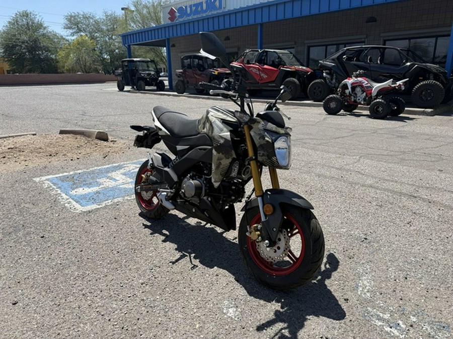 2025 Kawasaki Z125 PRO Cypher Camo Beige