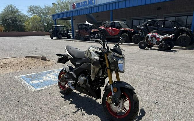 2025 Kawasaki Z125 PRO Cypher Camo Beige