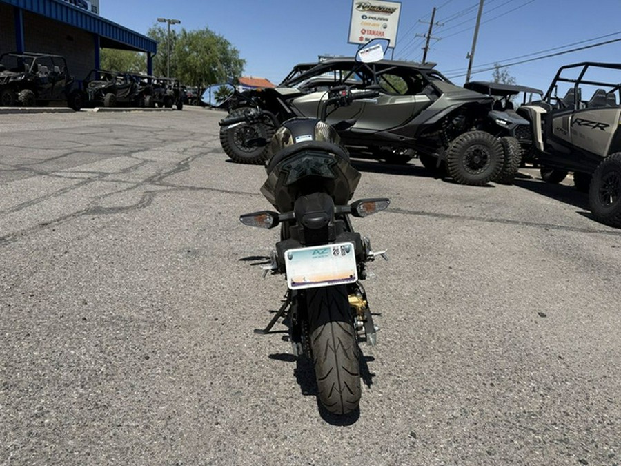2025 Kawasaki Z125 PRO Cypher Camo Beige