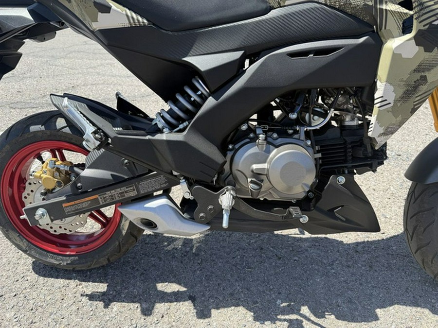 2025 Kawasaki Z125 PRO Cypher Camo Beige