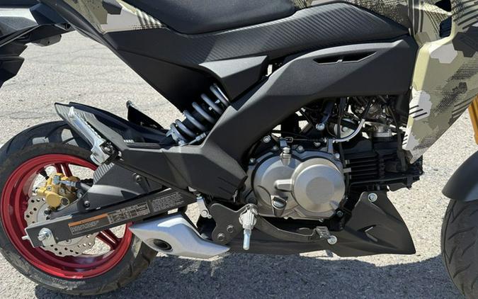 2025 Kawasaki Z125 PRO Cypher Camo Beige