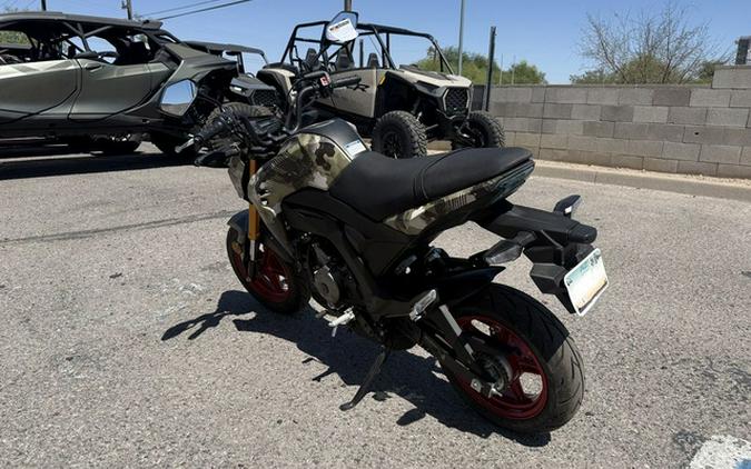 2025 Kawasaki Z125 PRO Cypher Camo Beige