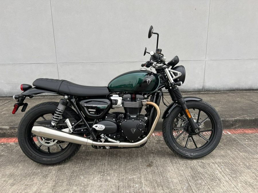 2024 Triumph Speed Twin 900 Competition Green/Phantom Black