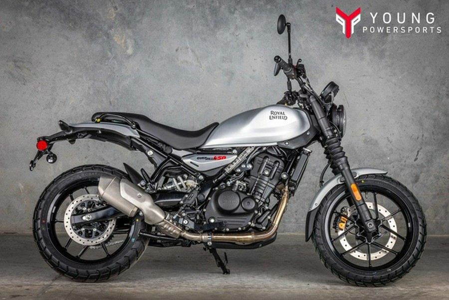 2026 Royal Enfield Guerrilla 450 Smoke Silver